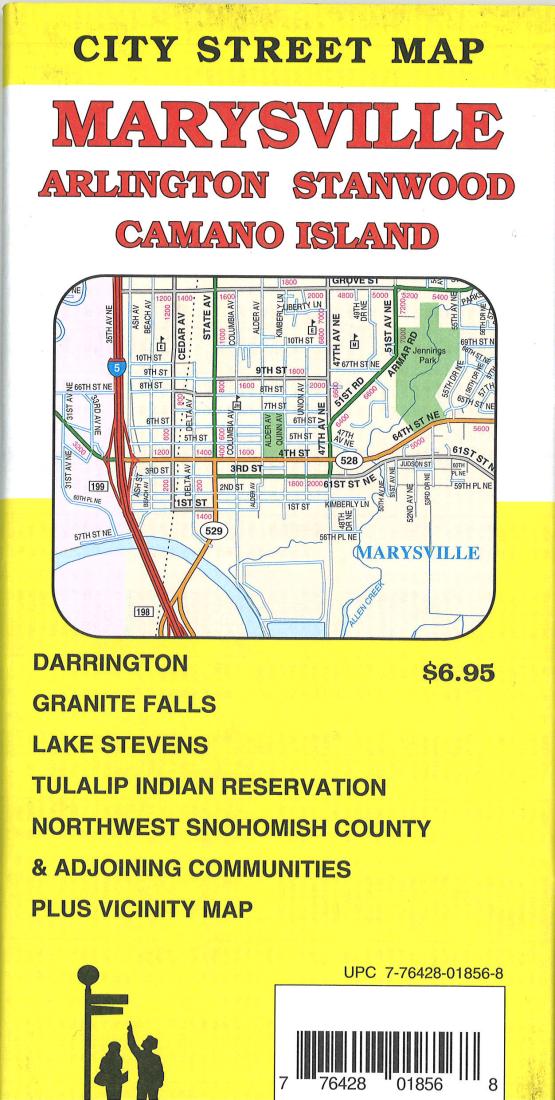 Marysville : Arlington : Stanwood : Camano Island : city street map = Camano Island : Marysville : Arlington : Stanwood : city street map