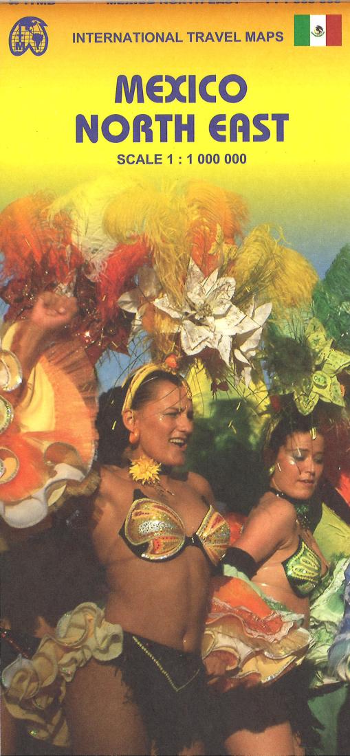 Mexico, North East Travel Map