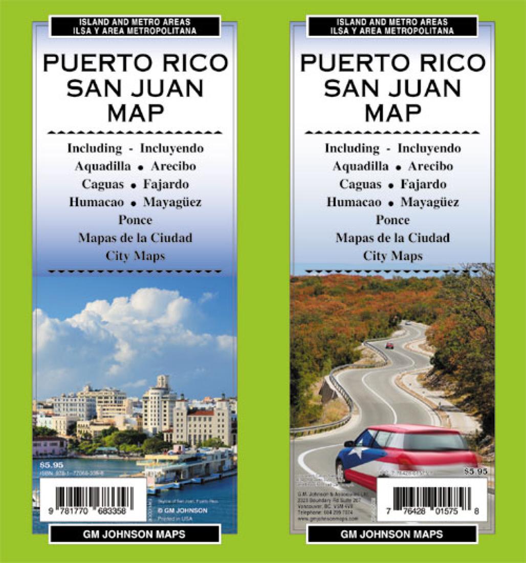 Puerto Rico : San Juan map : island and metro areas : ilsa y area metropolitana