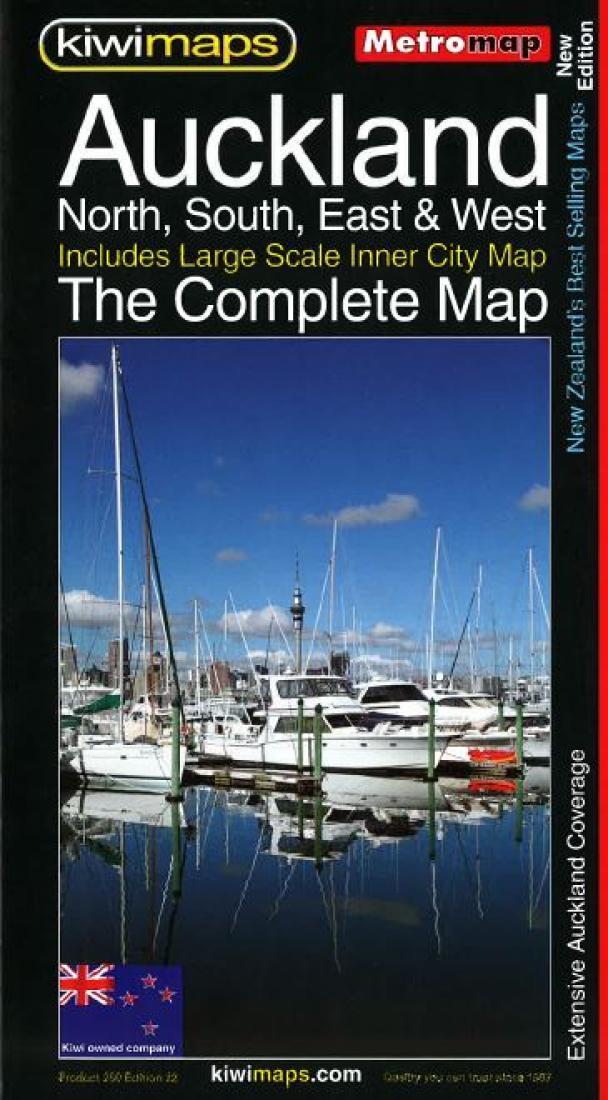 Auckland : north, south, east & west : the complete map