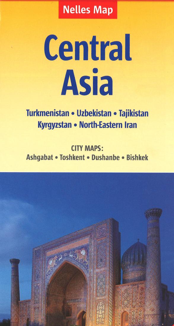 Central Asia : Turkmenistan : Uzbekistan : Tajikistan : Kyrgyzstan : north-eastern Iran = Zentralasien : 1 : 1,750,000 = Asie central : 1 : 1,750,000 = Asia Central : 1 : 1,750,000