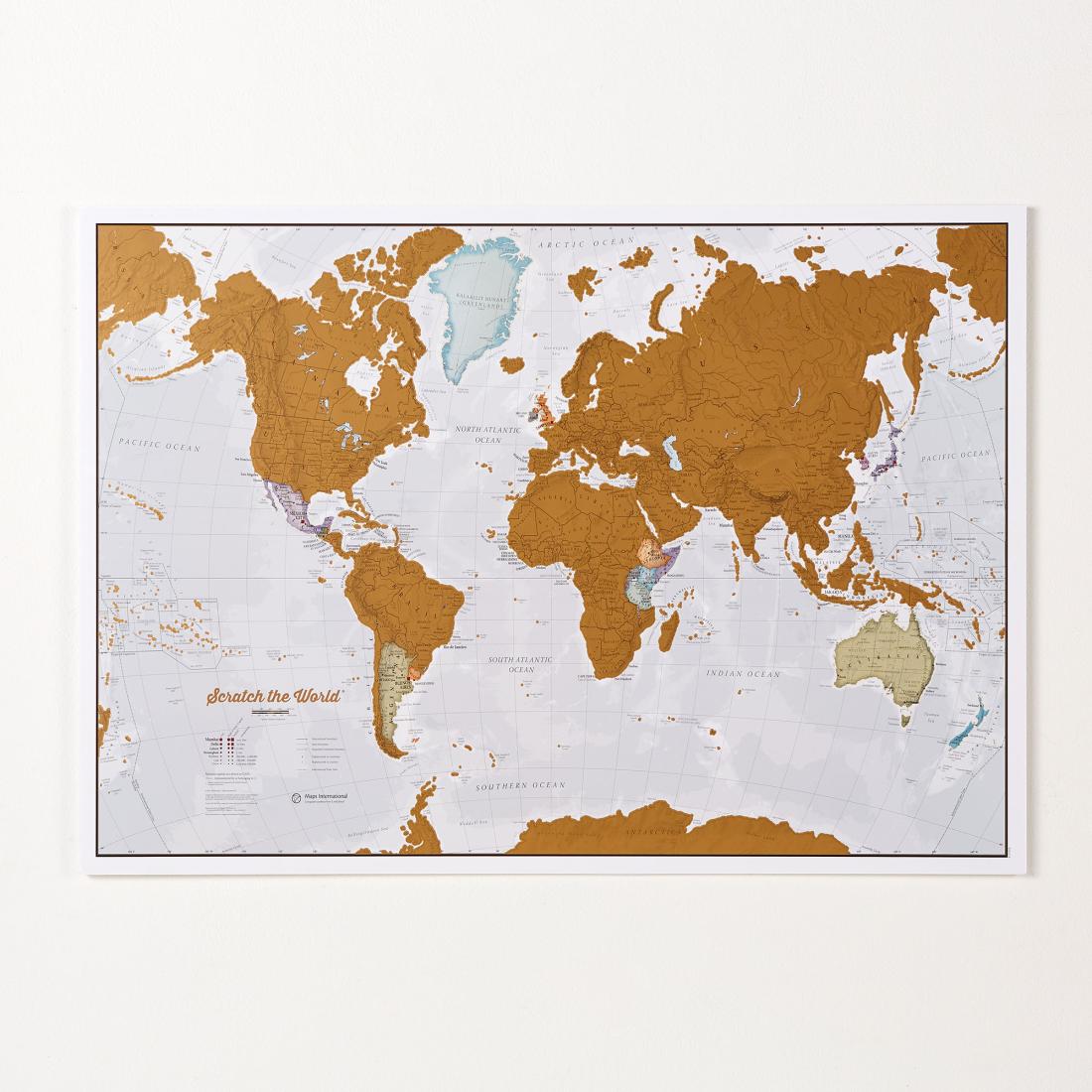 Scratch the World - Small (17" x 22")