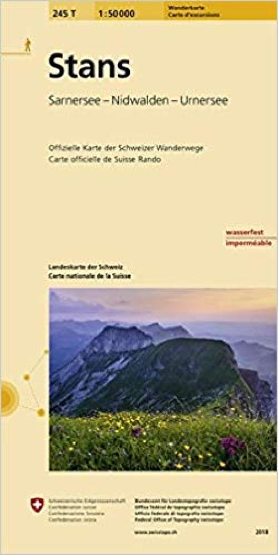 Stans : Switzerland 1:50,000 Topographic Hiking Series #245T