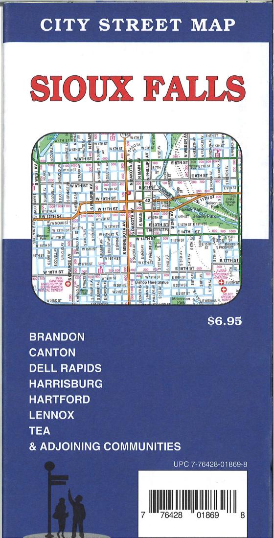 Sioux Falls : city street map