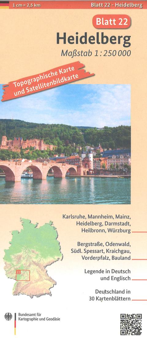 Heidelberg 1:250 000, blatt 22