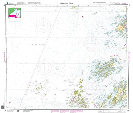 Skipbåtsvær - Træna - 58 - Norway Kartverket Nautical Charts