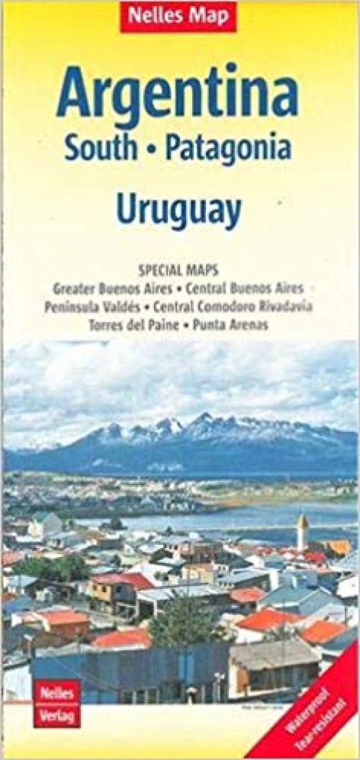 Argentina South : 1:2,500,000 : Patagonia, Uruguay