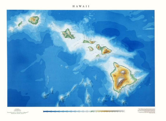 Hawaii [Physical, 30x42, Laminated]