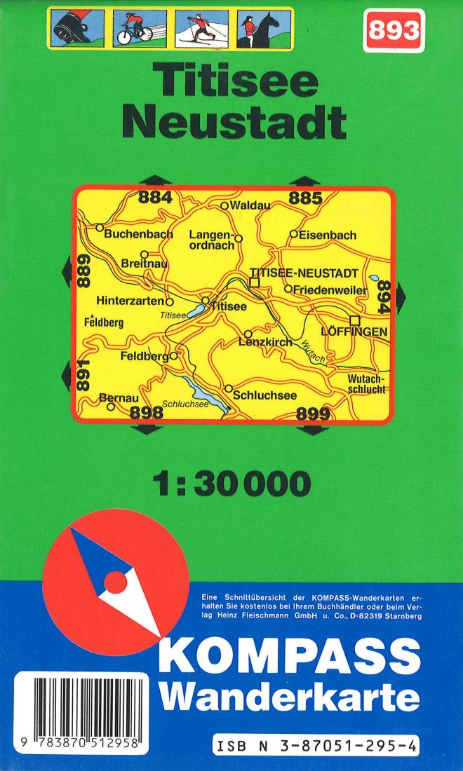 Titisee - Neustadt Hiking Map
