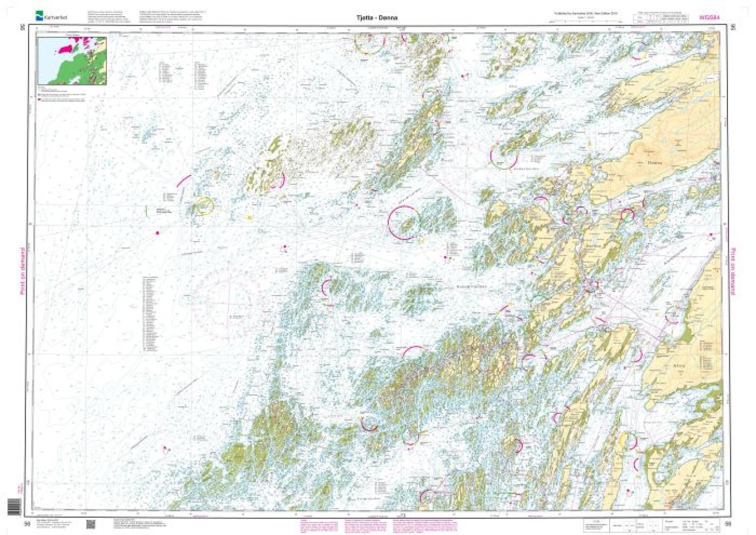 Tjøtta - Dønna - 56 - Norway Kartverket Nautical Charts