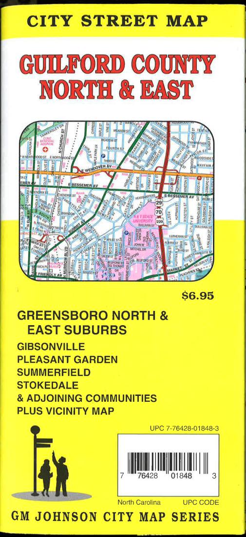 Guilford County North & East Street Map