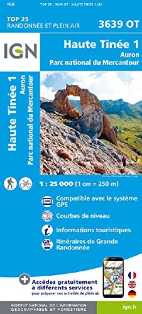 Haute Tinee 1, Auron France 1:25,000