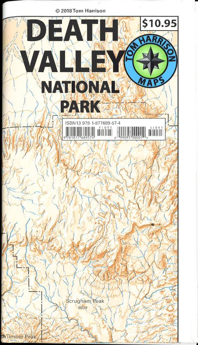 Death Valley National Park recreation map
