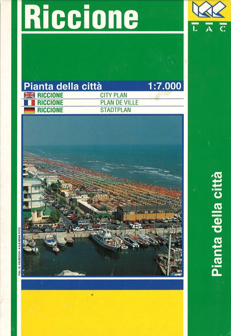 Riccione : pianta della citta : 1:7,000