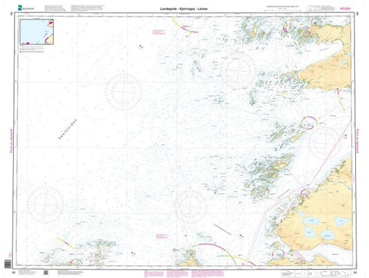 Landegode - Kjerringøy - Leines - 66 - Norway Kartverket Nautical Charts