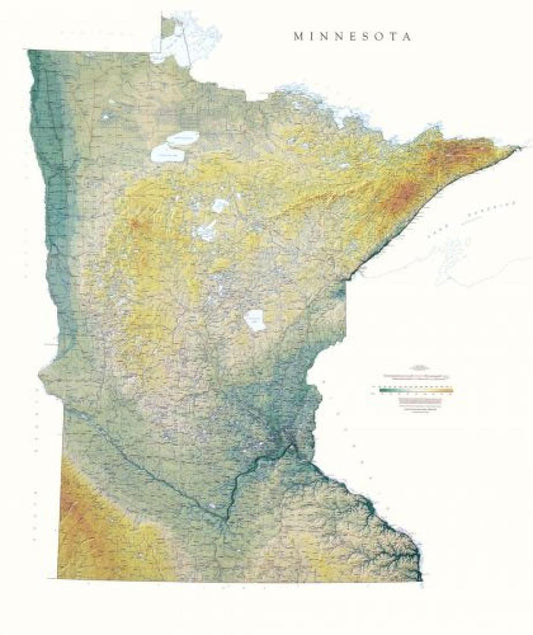 Minnesota [Physical, 49x41]