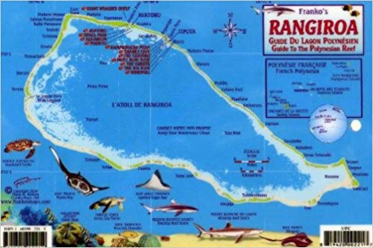 Franko's Rangiroa : Guide to the Polynesian Reef = Guide du Lagon Polynésien