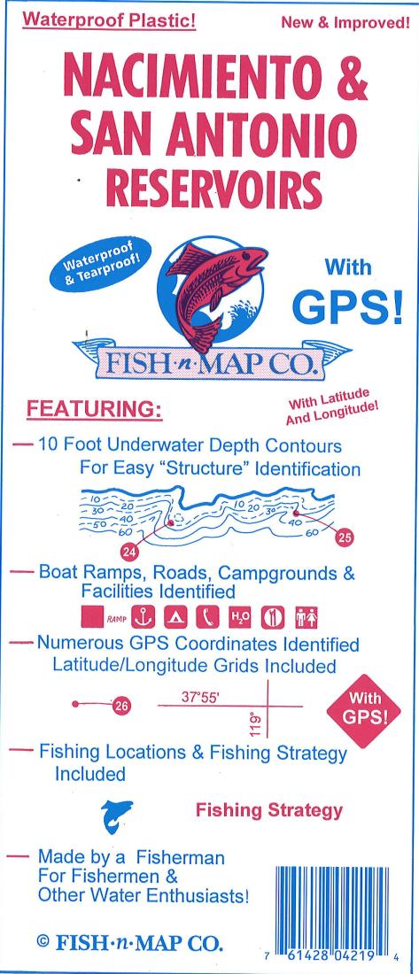 Nacimiento & San Antonio Fishing Map