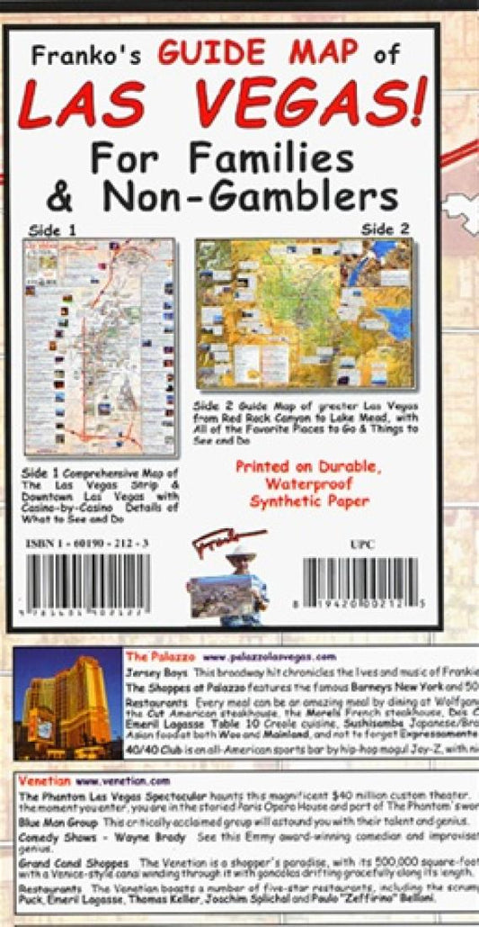 Franko's guide map of Las Vegas! : for families & non-gamblers