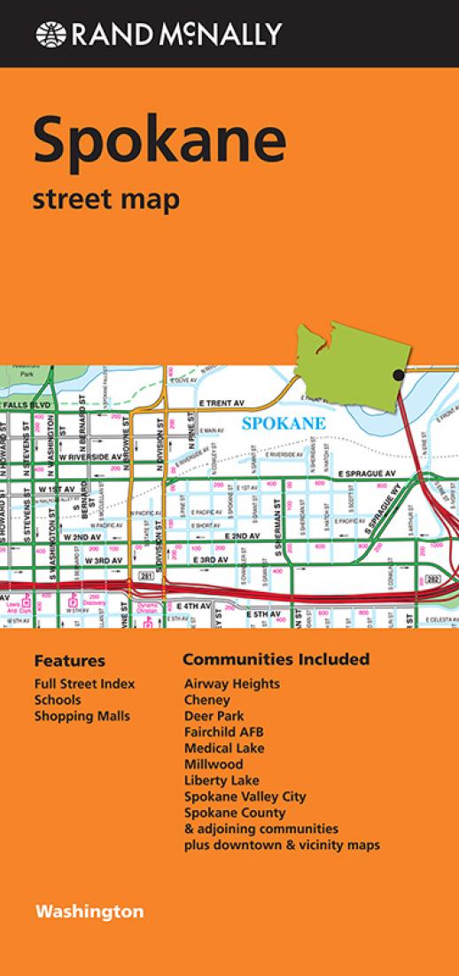 Spokane, Washington City Map