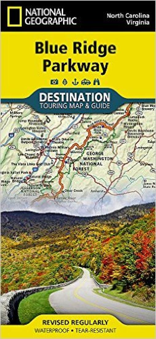 Blue Ridge Parkway Destination Map