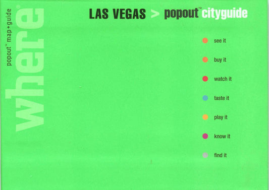 Las Vegas : popout cityguide