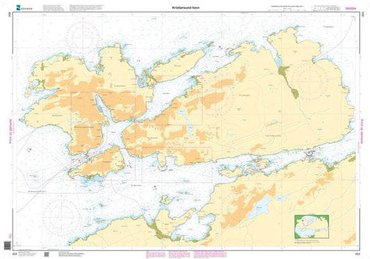 Kristiansund havn - 454 - Norway Kartverket Nautical Charts