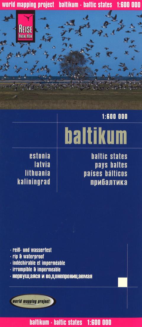 Baltikum = Baltic States : Estonia, Latvia, Lithuania, Kaliningrad = Pays Baltes = Países Bálticos