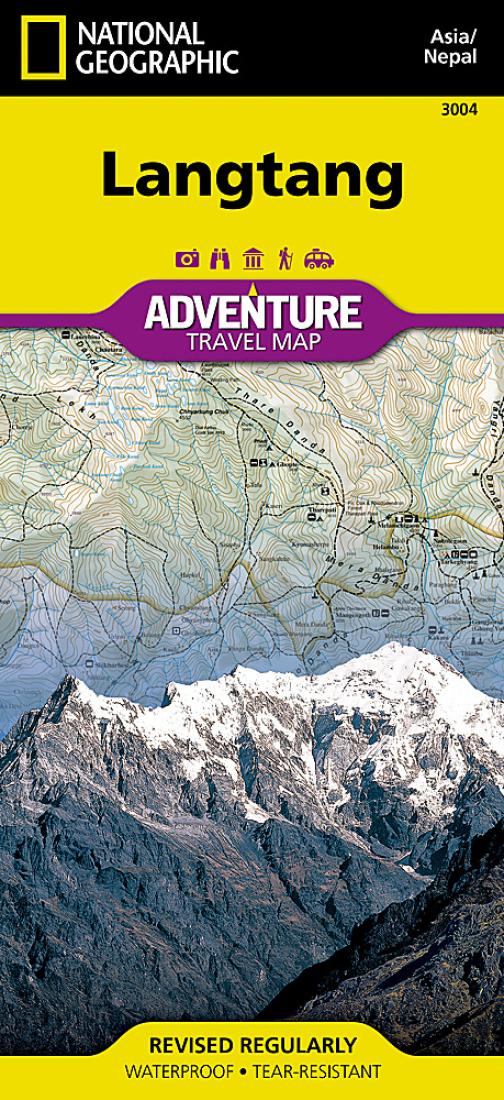 Langtang, Nepal Adventure Map 3004