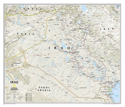 Iraq Classic Wall Map [Laminated]