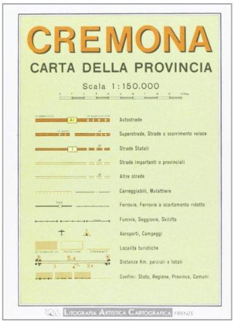 Cremona : carta della provincia