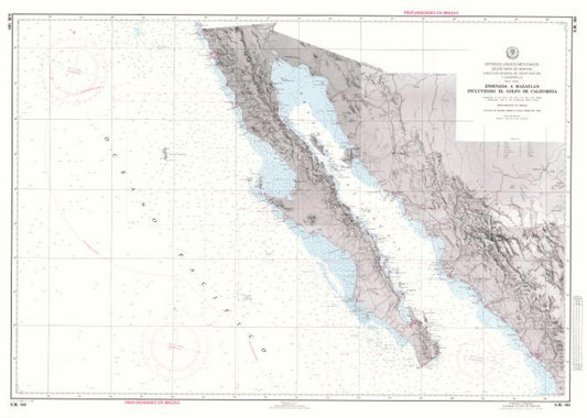 ENSENADA A MAZATLÁN, INCLUYENDO EL
GOLFO DE CALIFORNIA - 010 - Mexico Nautical Charts by SEMAR