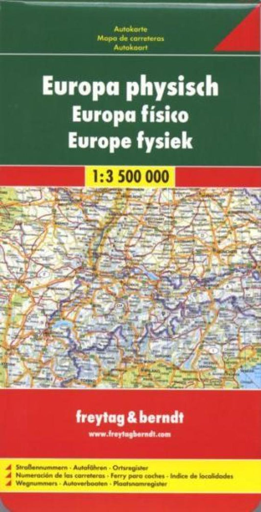 Europa physisch = Europa fisico = Europe fysiek