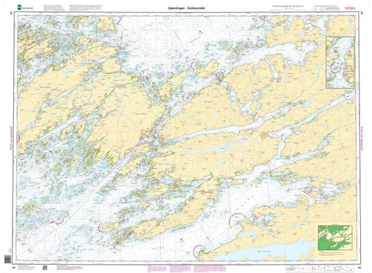 Gjæslingan - Dolmsundet - 48 - Norway Kartverket Nautical Charts