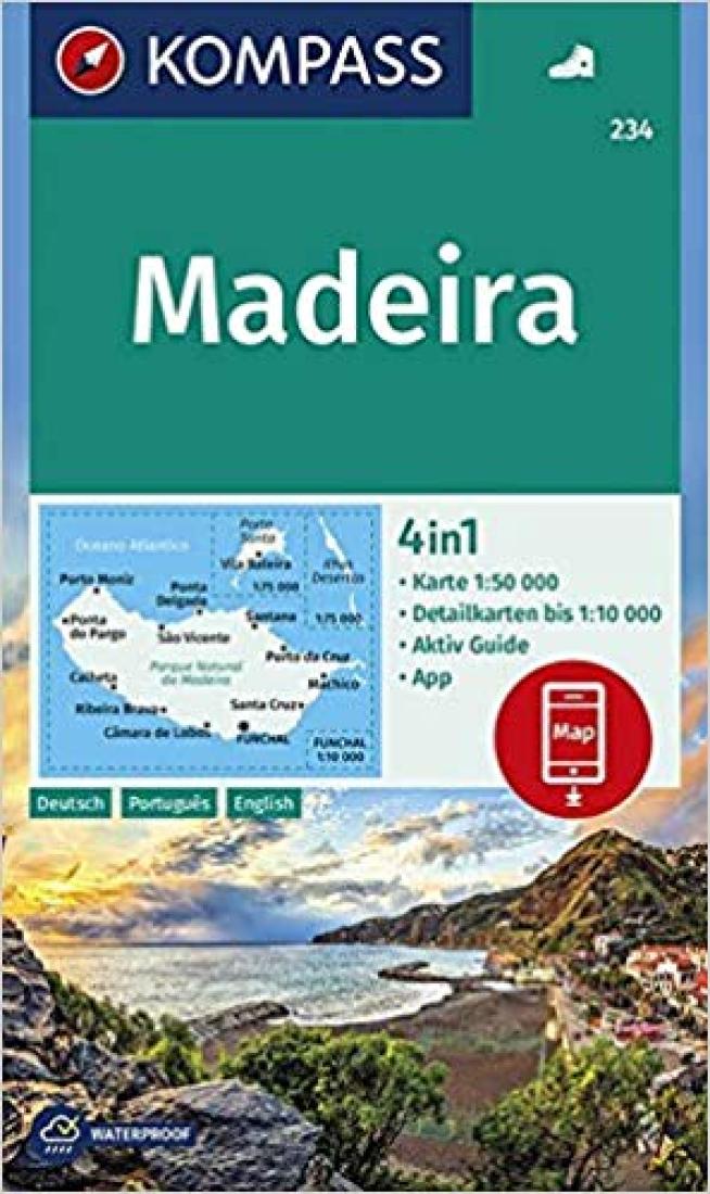 Madeira Hiking Map & Guide