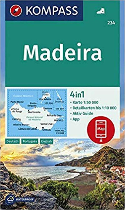 Madeira Hiking Map & Guide