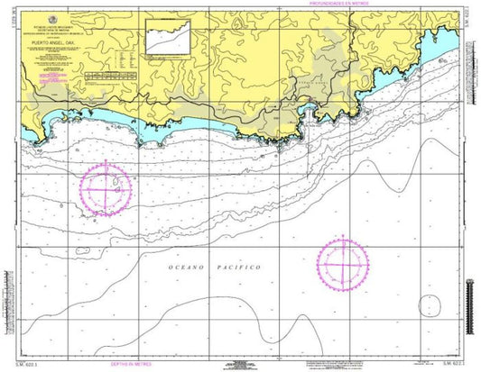 PUERTO ANGEL, OAX. - 622.1 - Mexico Nautical Charts by SEMAR