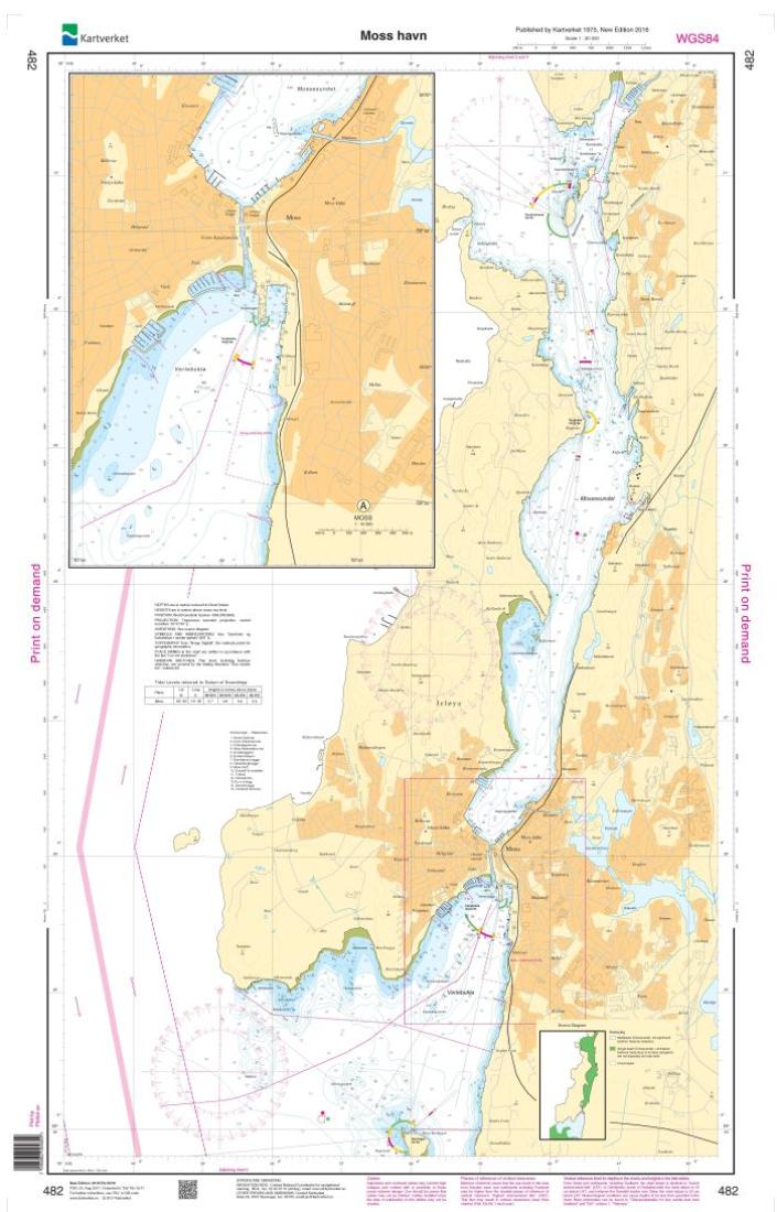Moss havn - 482 - Norway Kartverket Nautical Charts