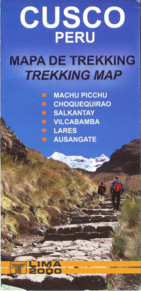 Cusco, Peru : Trekking Map