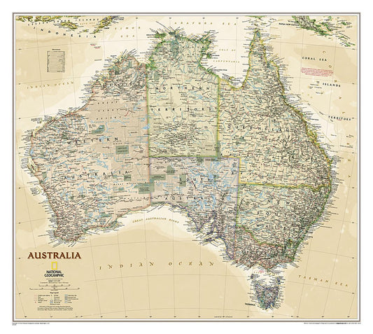 Australia Executive [Laminated]