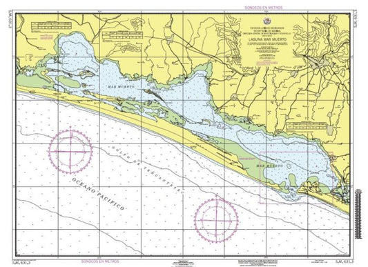 LAGUNA MAR MUERTO - 631.3 - Mexico Nautical Charts by SEMAR
