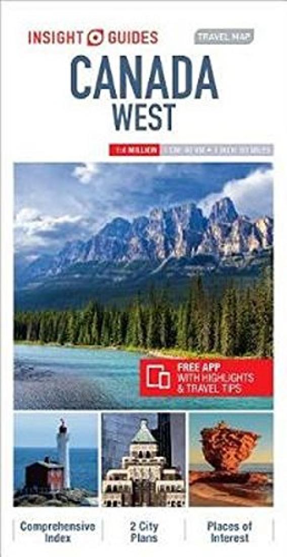 Canada West : Insight Guides Travel Map