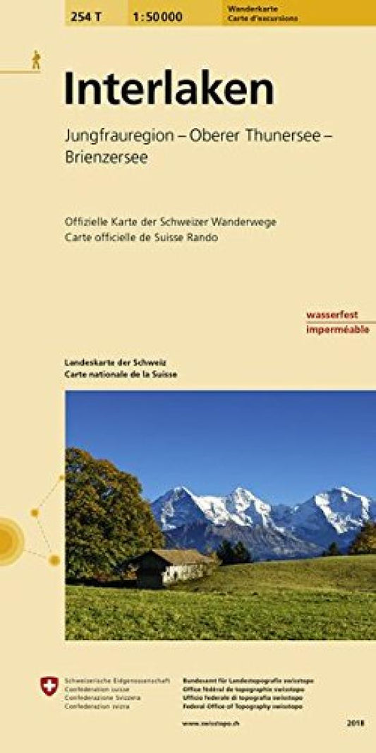 Interlaken : Switzerland 1:50,000 Topographic Hiking Series #254T