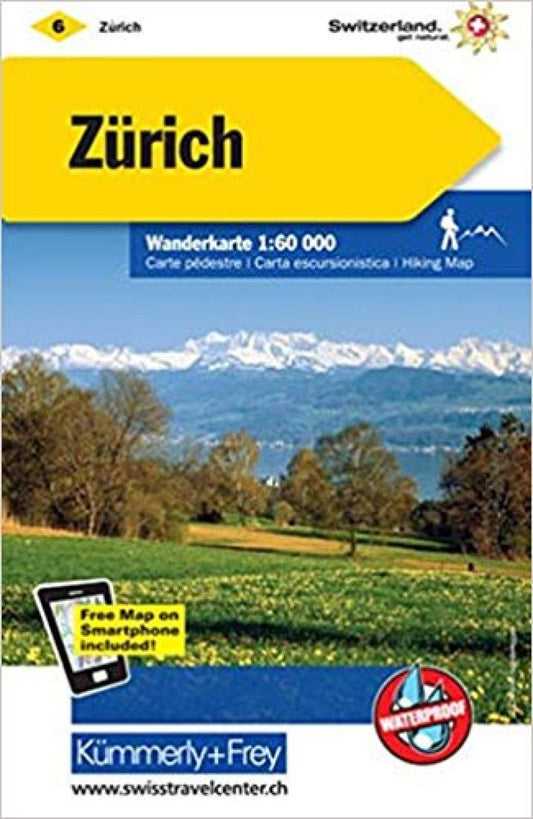 Zurich : Switzerland Hiking Map #6