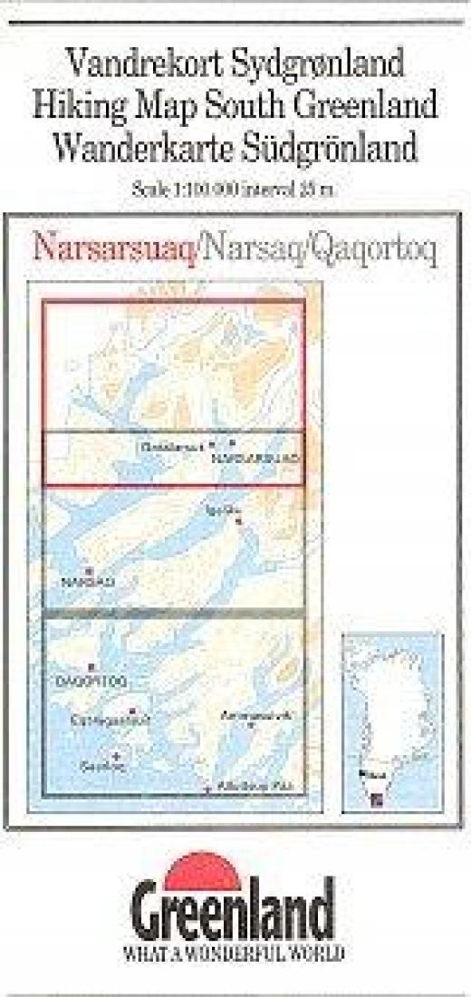 Narsarsuaq hiking map