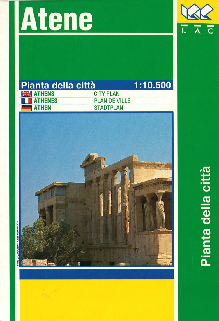 Atene : pianta della citta : 1:10.500