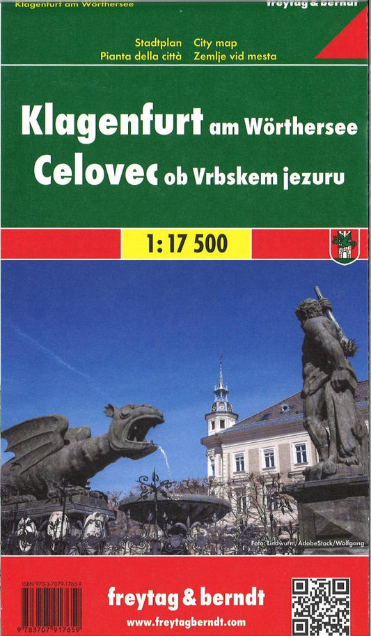 Klagenfurt am Worthersee : stadtplan 1:17,500
