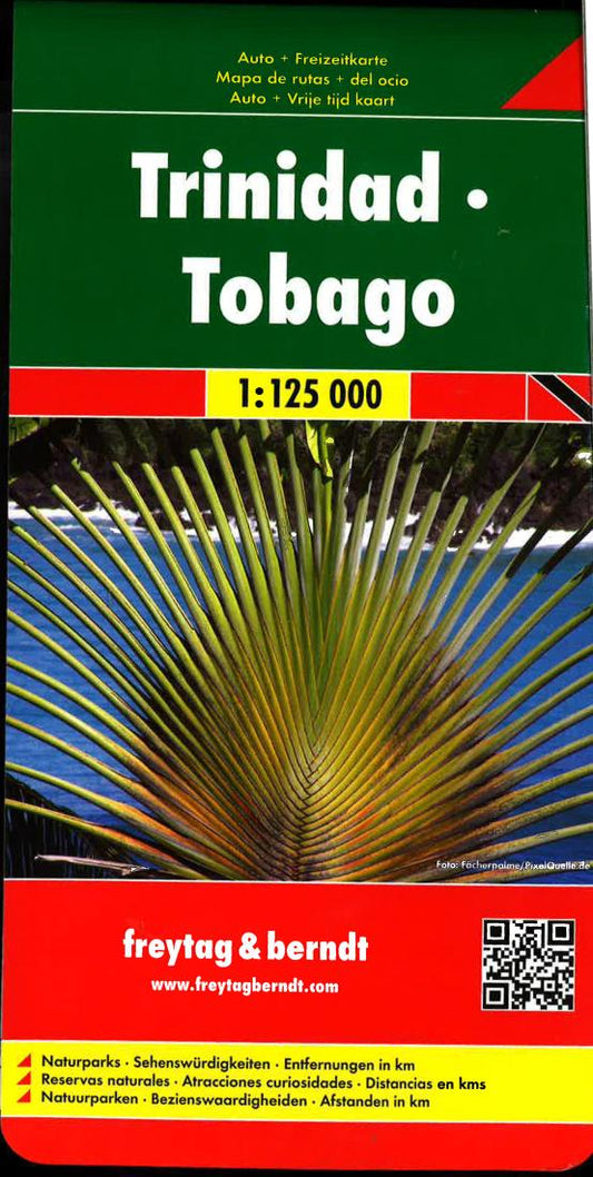 Trinidad, Tobago : road + leisure map, 1:125 000