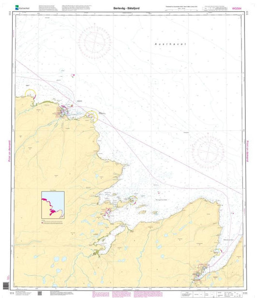 Berlevåg - Båtsfjord - 111 - Norway Kartverket Nautical Charts
