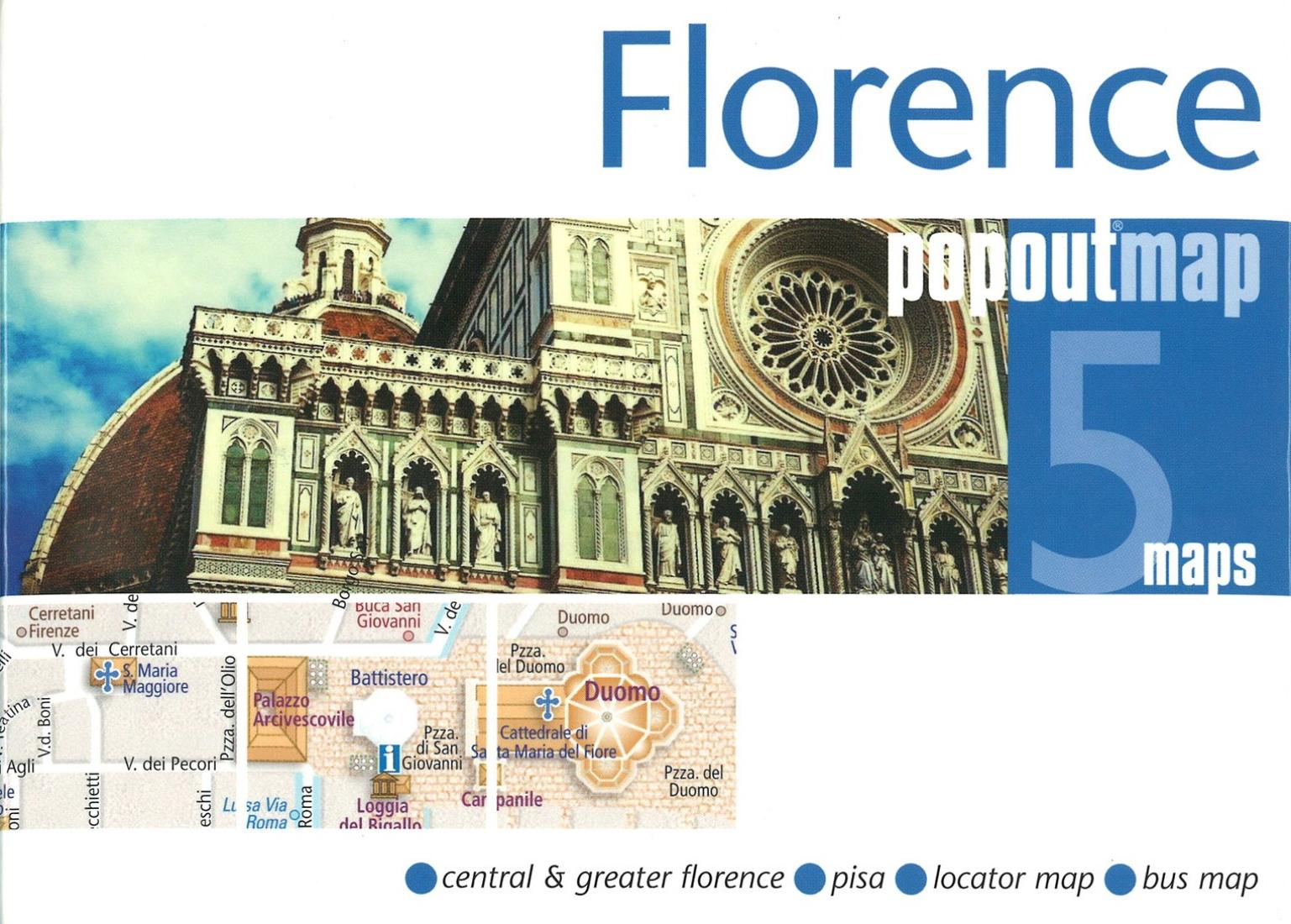 Florence : popoutmap : 5 maps